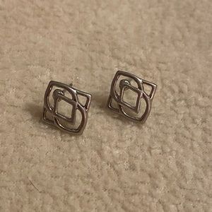 Silver Geometric Earrings